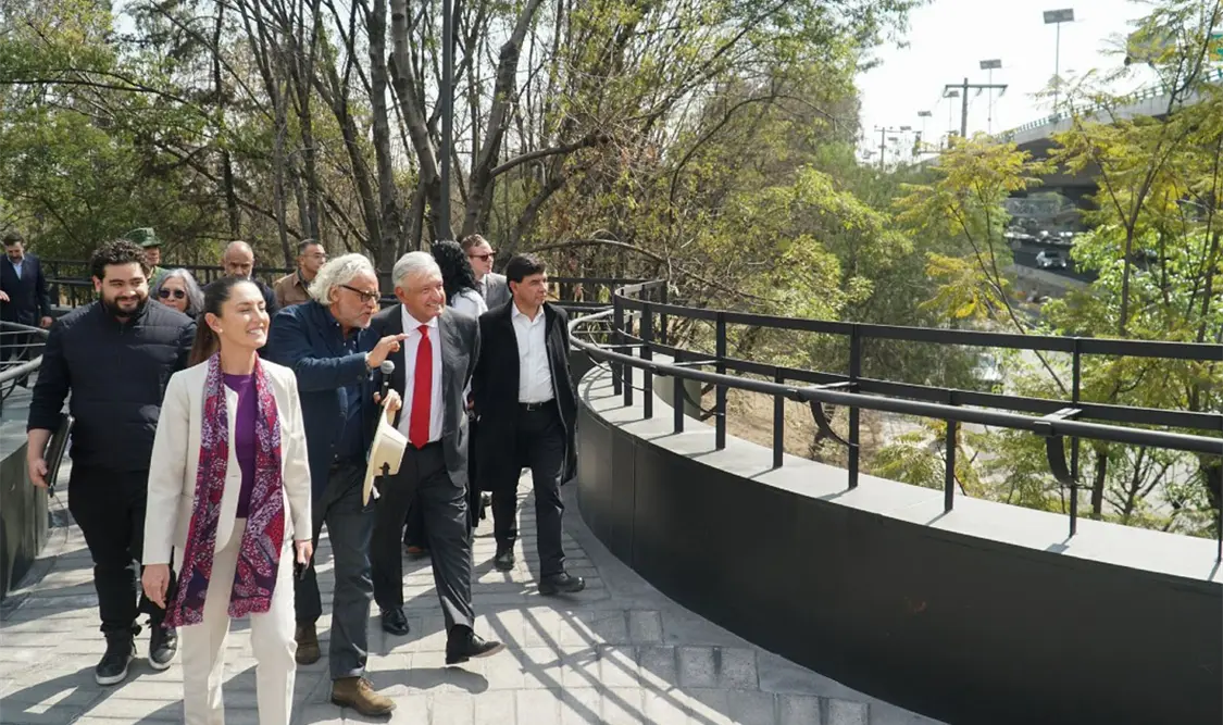 Inauguran Sheinbaum y AMLO la Calzada Flotante
