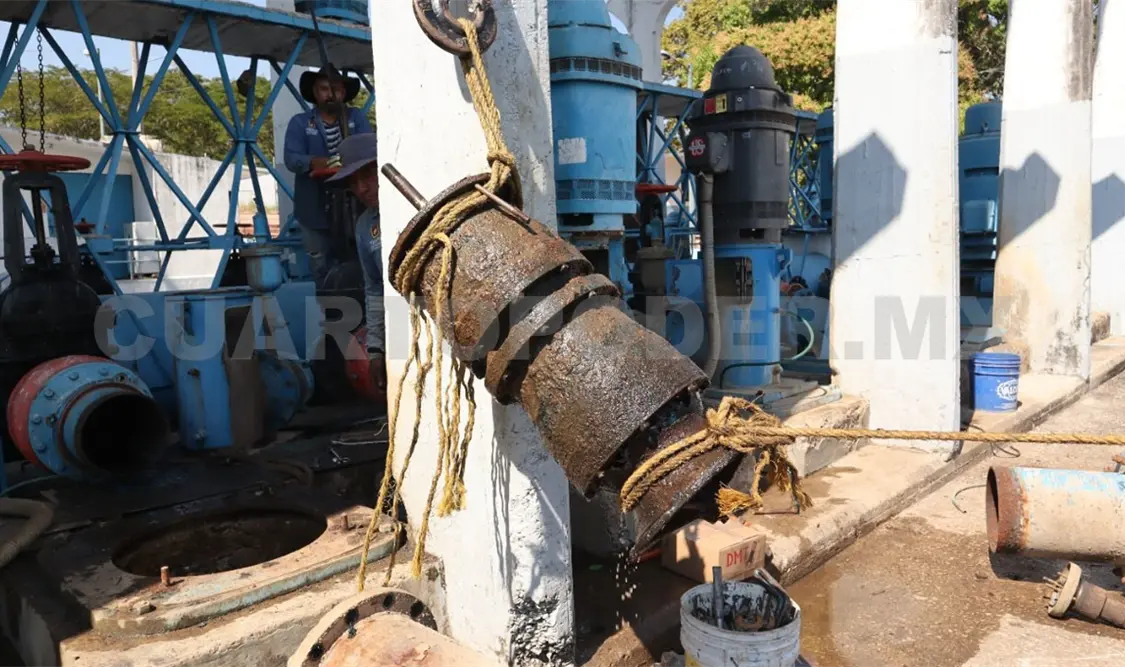 Repara y rehabilita Smapa dos equipos de bombeo