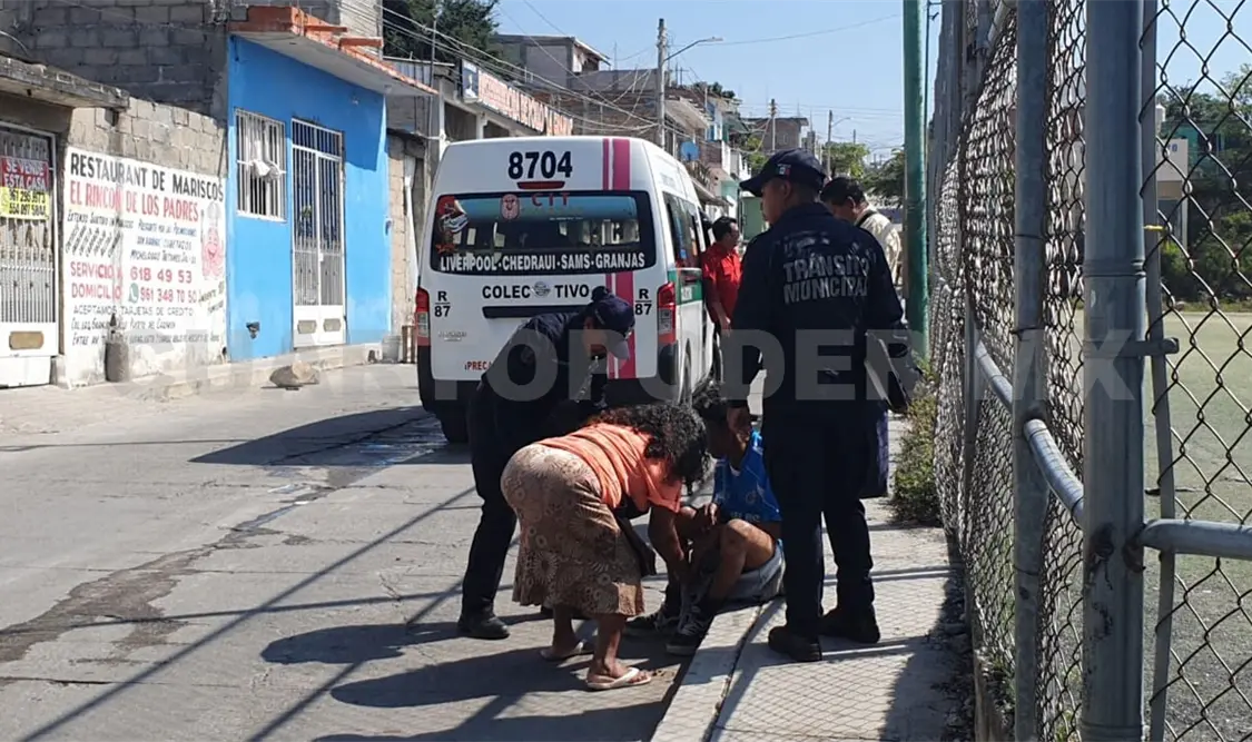 Arrolla colectivero a un peatón en Las Granjas
