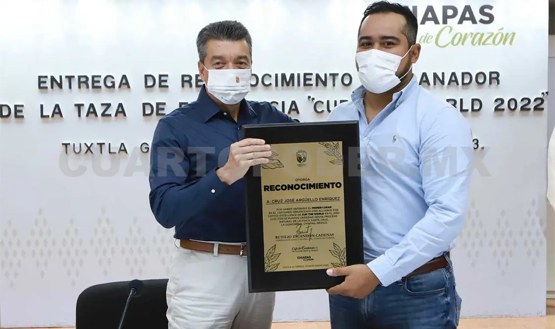 Reconoce REC a finca por ganar la “Cup the World”