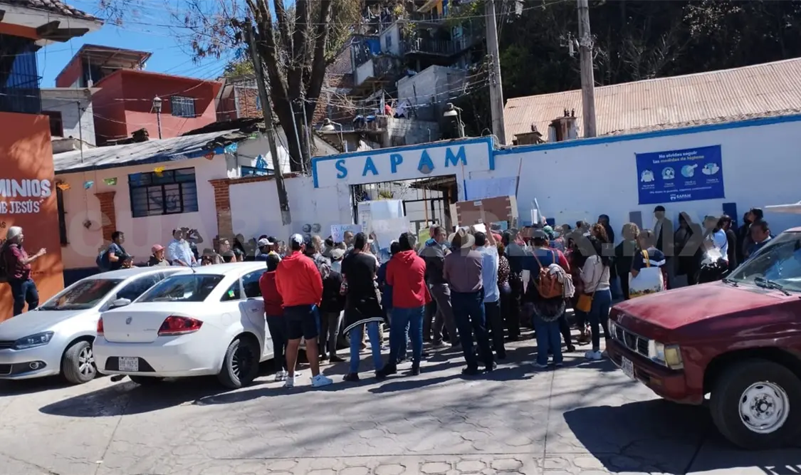 Usuarios exigen al Sapam que restablezca el agua