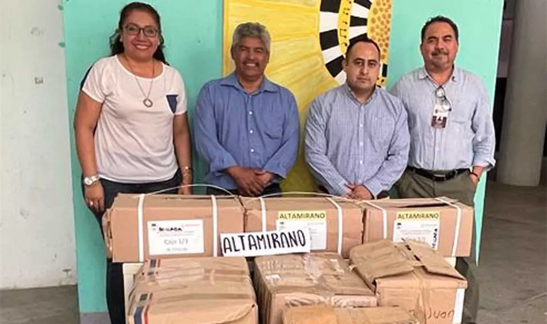 Más de diez mil ejemplares fortalecerán los acervos de las bibliotecas. Cortesía