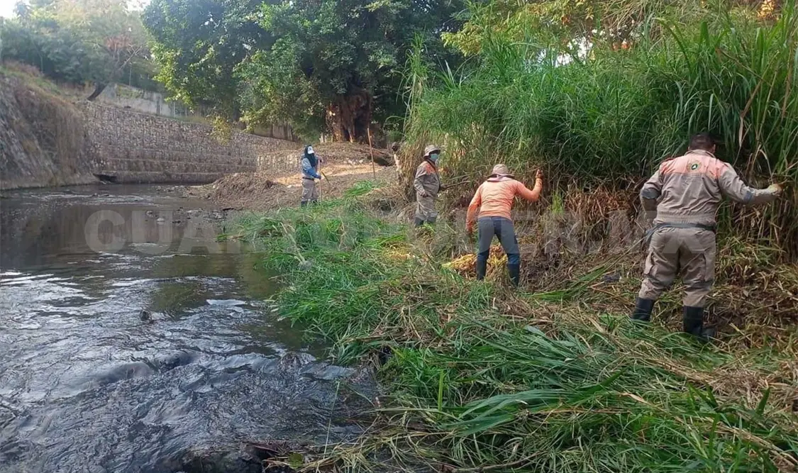 Informan avances sobre desazolve del río Sabinal