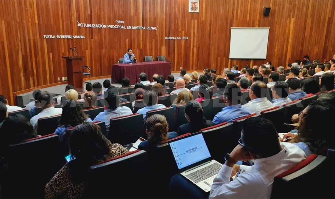Inicia curso sobre actualización en materia penal