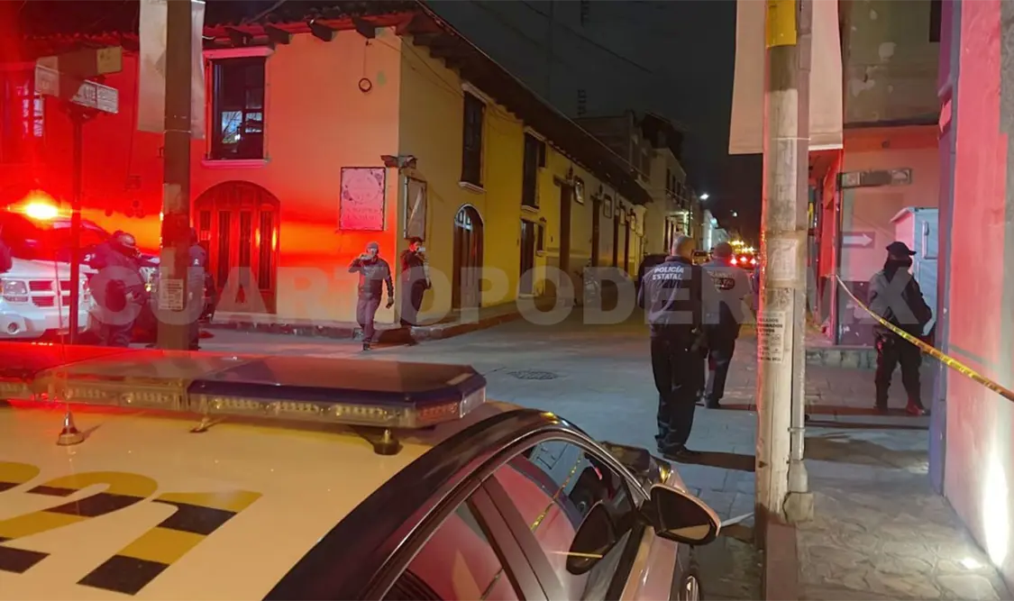 Balean a sujeto dentro de un hotel