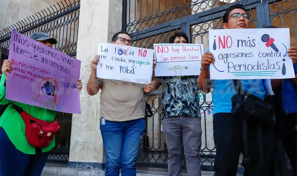 Periodistas demandan respeto a su actividad