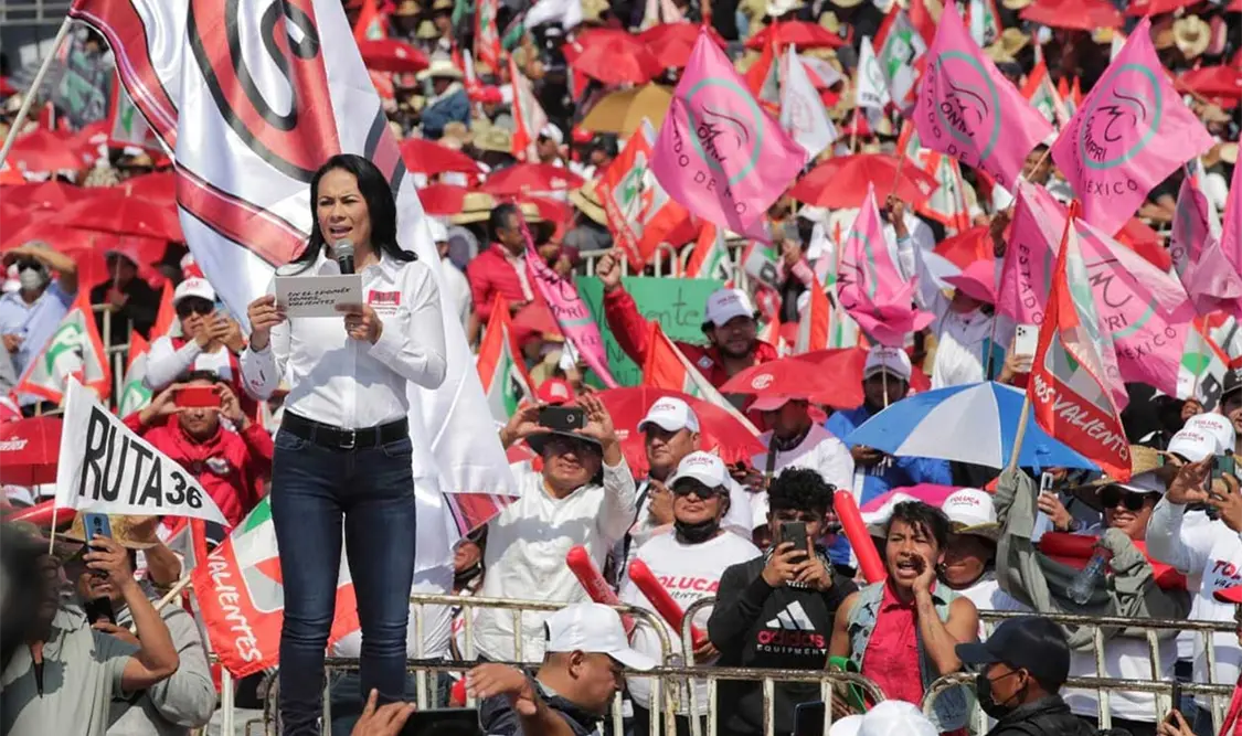 Cierres de precampaña de Delfina y de Del Moral