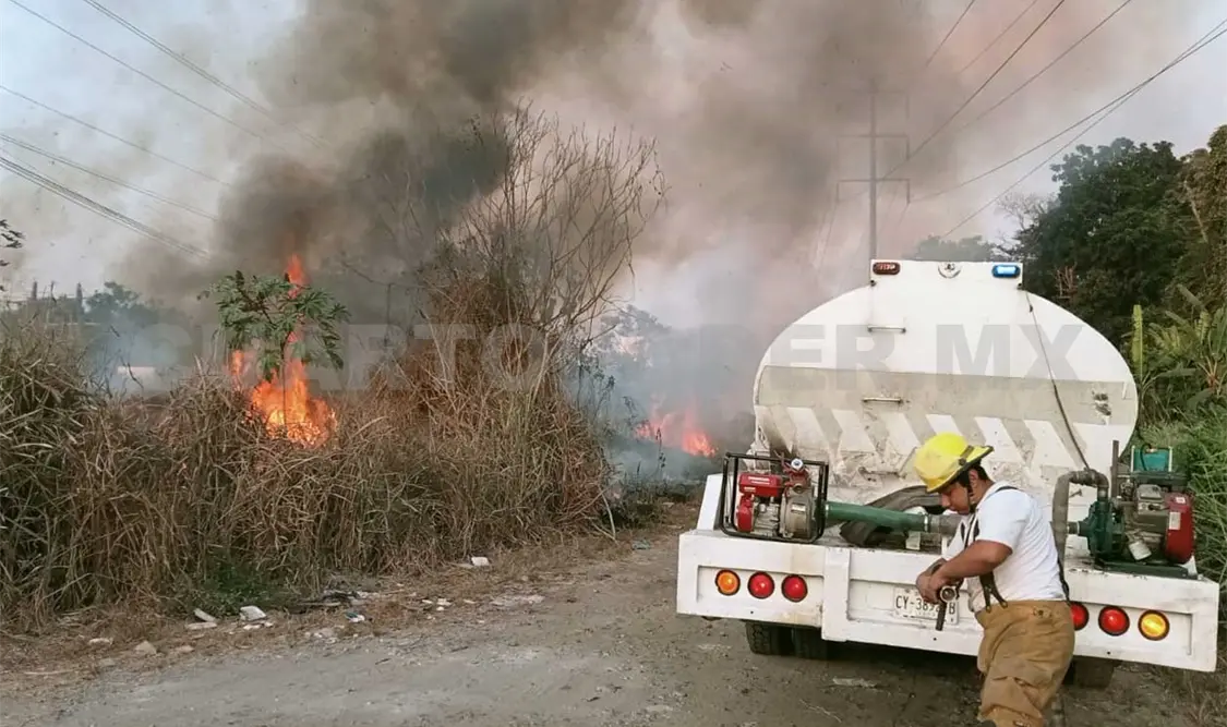 Reportan tres incendios en las últimas horas