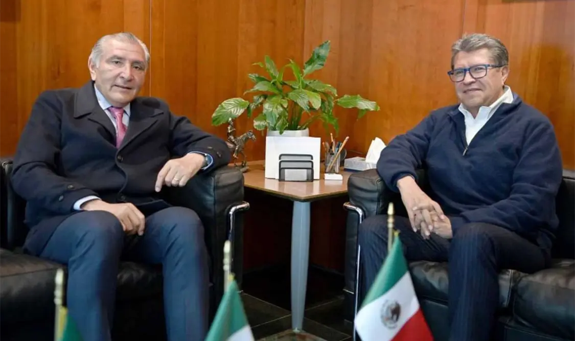 Monreal y Adán analizan pendientes legislativos