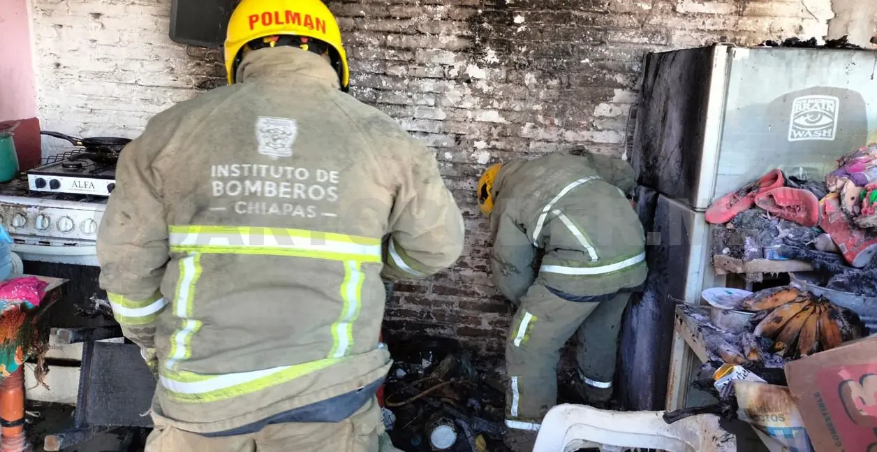 Flamazo en cilindro de gas causa explosión