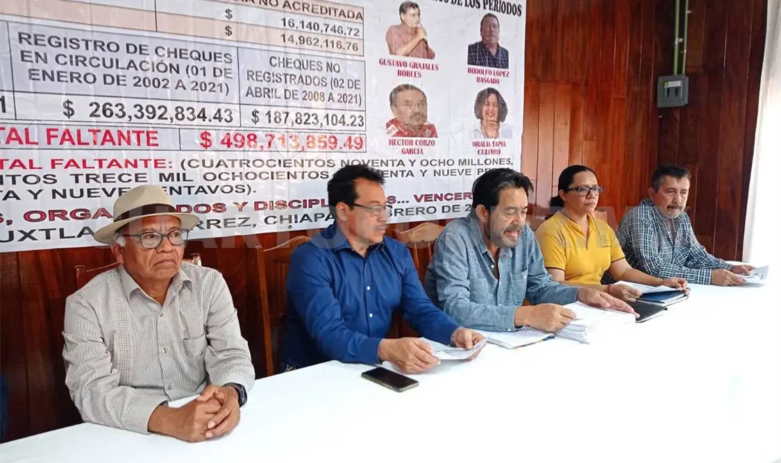Presentan denuncias por faltante en caja de ahorro