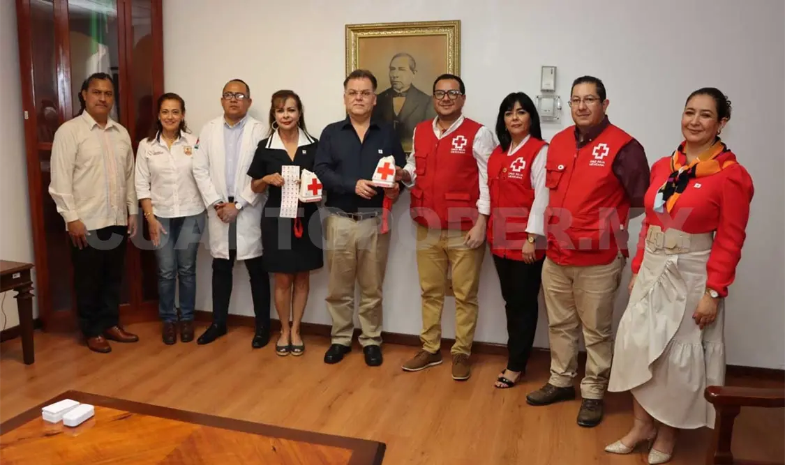 Participan en la Colecta Nacional 2023 de la CRM
