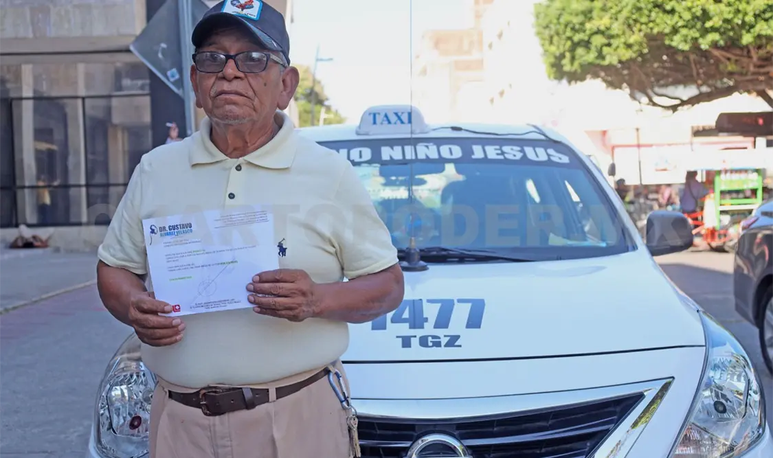 Taxista pide limpiar su reputación