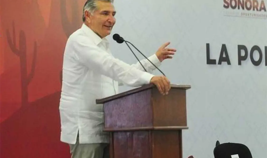 Reitera gobernador Durazo apoyo a Adán Augusto