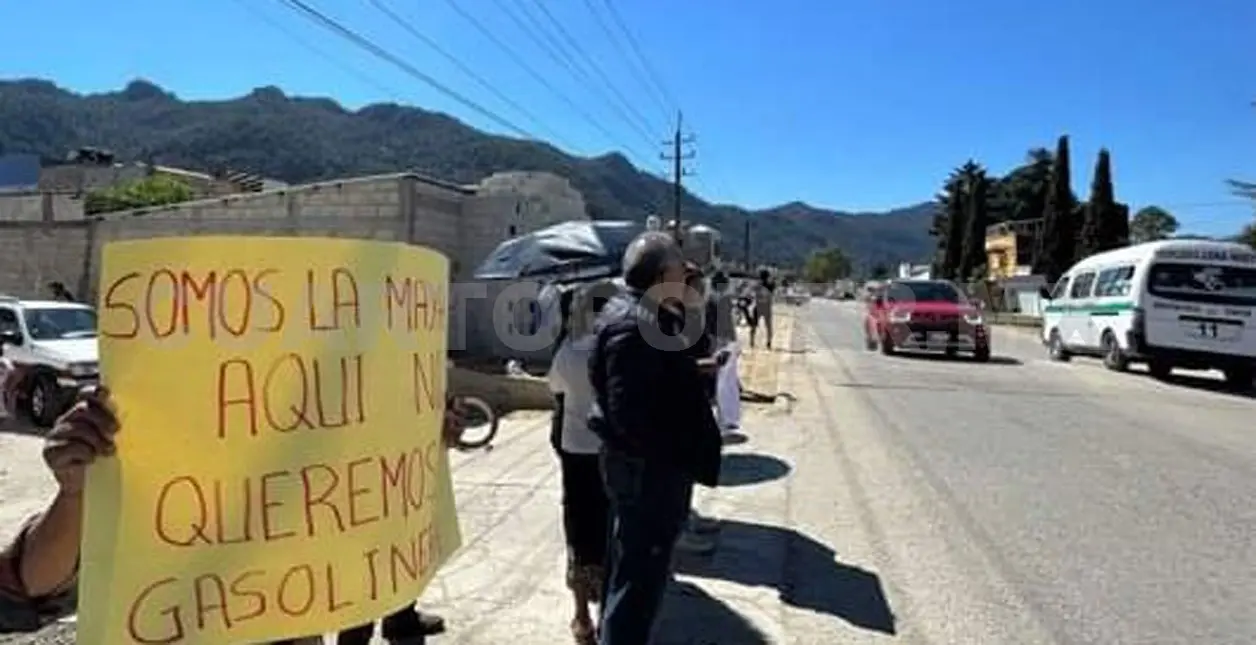 Inconformidad por construcción de gasolinera