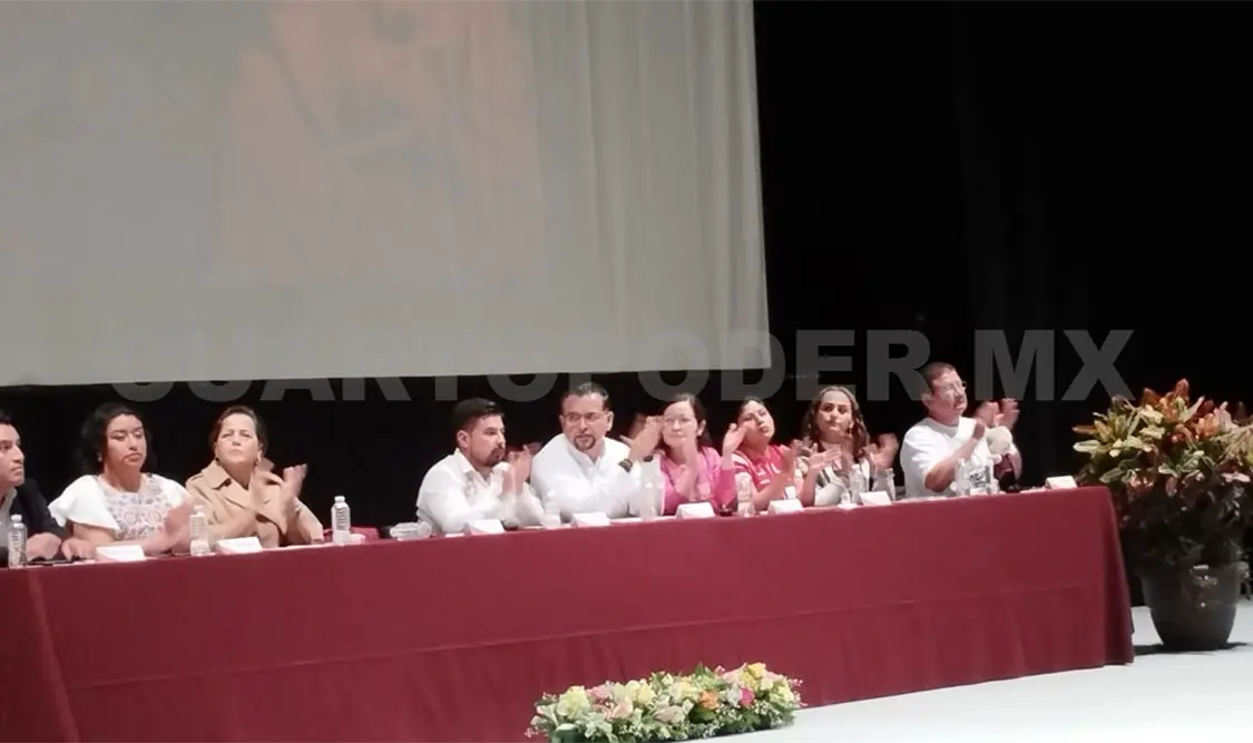 Realizan asamblea a favor de Claudia Sheinbaum