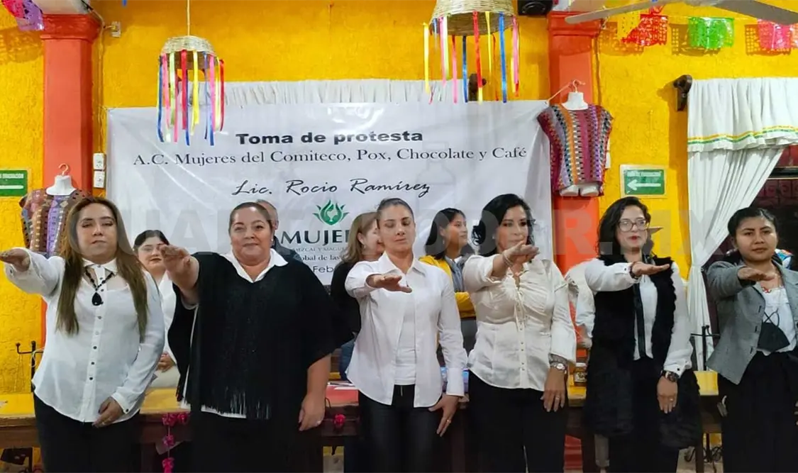 Crean “Mujeres del comiteco, pox, chocolate y café”