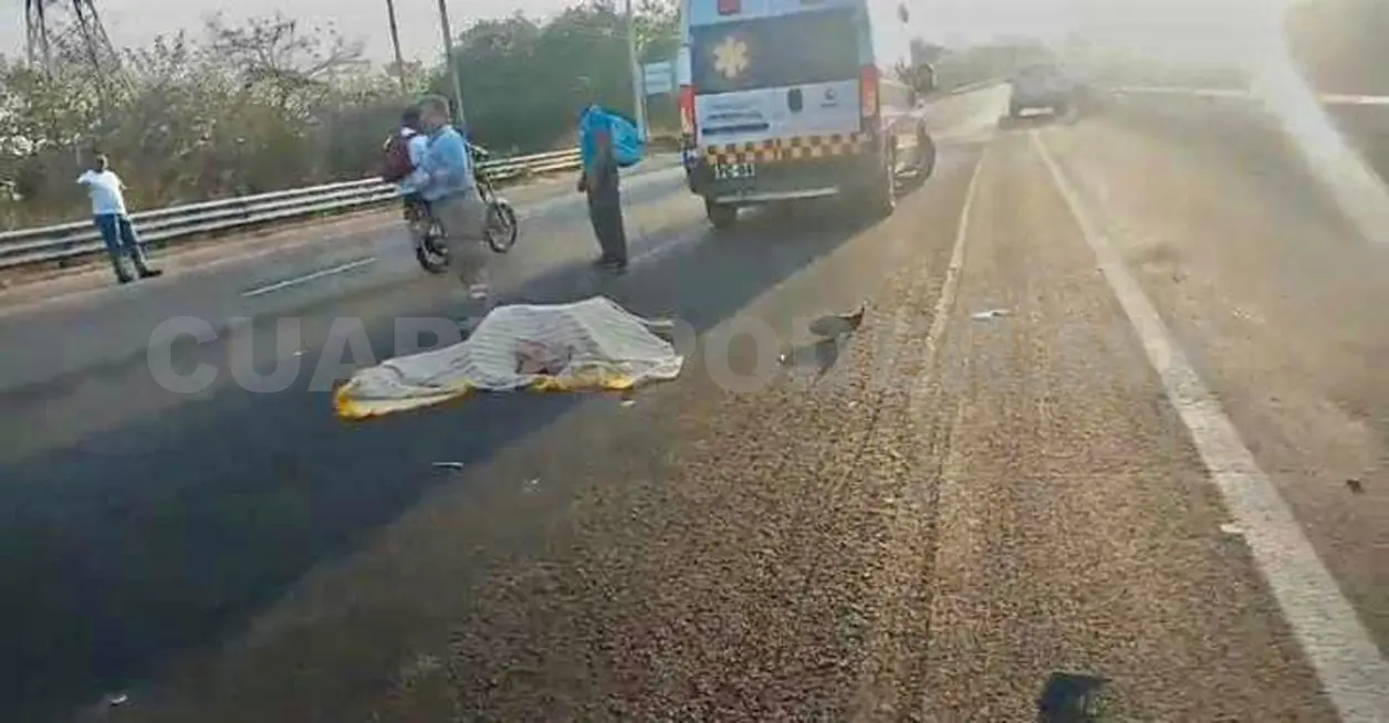 Ciclista de la tercera edad muere arrollado