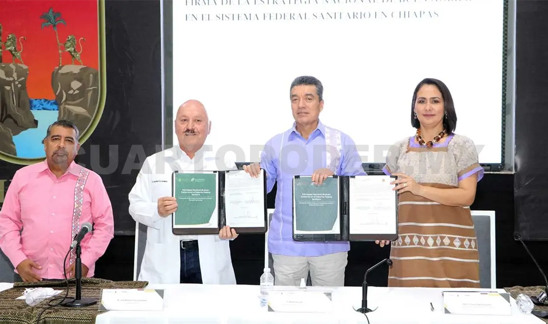 Atestiguan firma de la Estrategia Nacional de Buen Gobierno