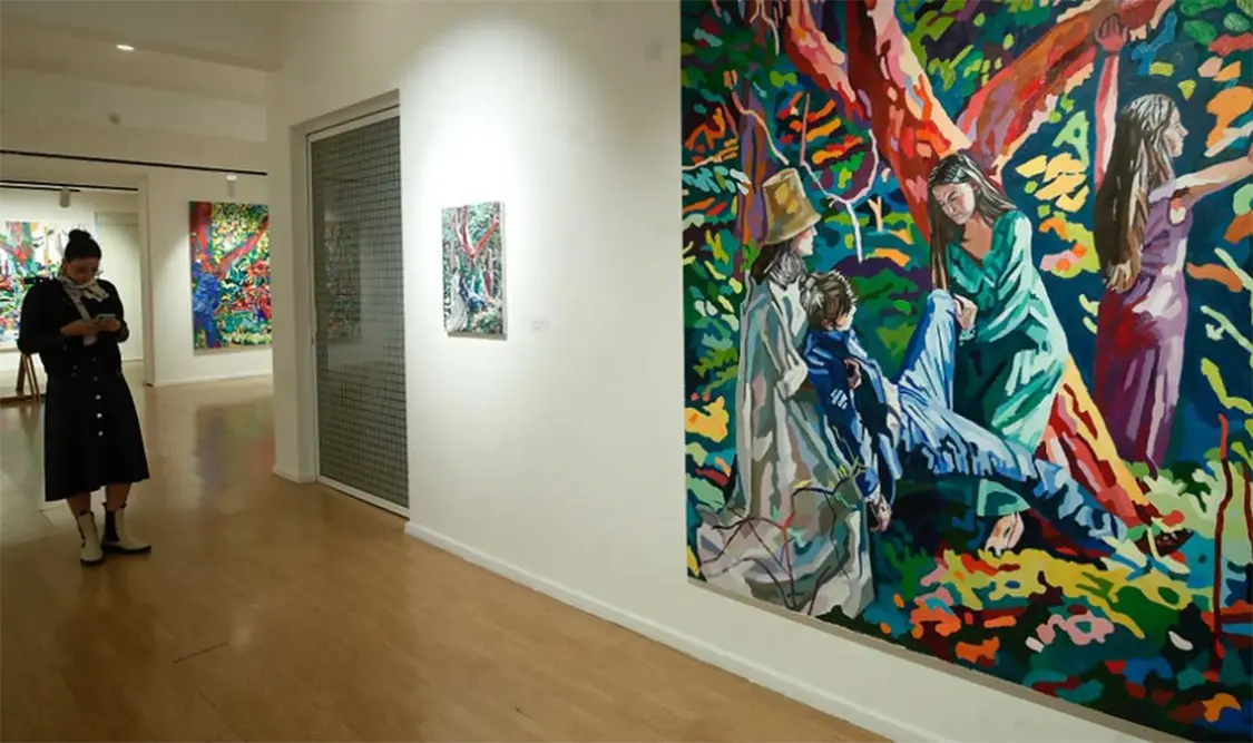 Las pinturas se realizaron a lo largo del año pasado. Foto Cortesía