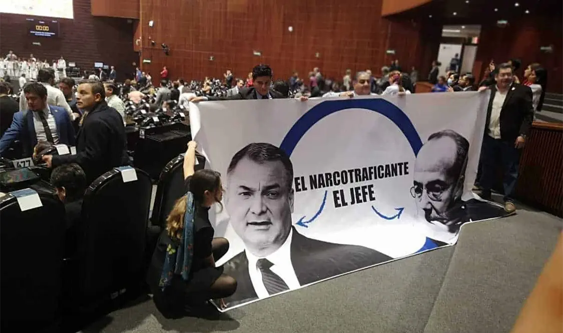Congresistas de Morena comenzaron a gritar “Borolas, sí sabía”, “Borolas, sí sabía”, e incluso hubo quien agregó: “Y Margarita también”. Cortesía
