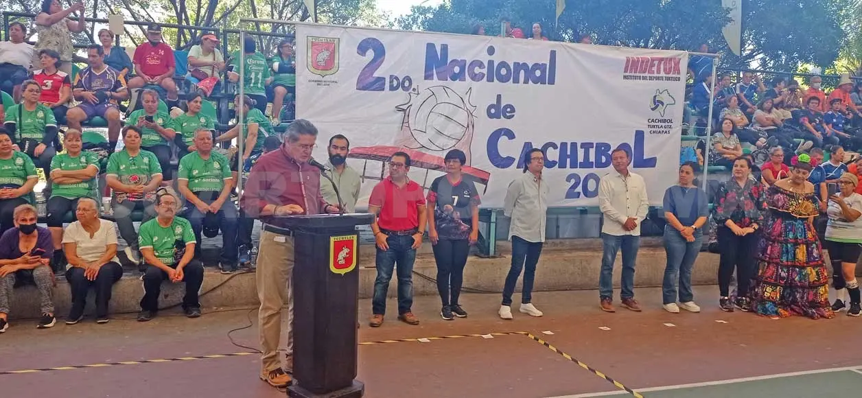 Inauguran el Segundo Nacional de Cachibol 2023