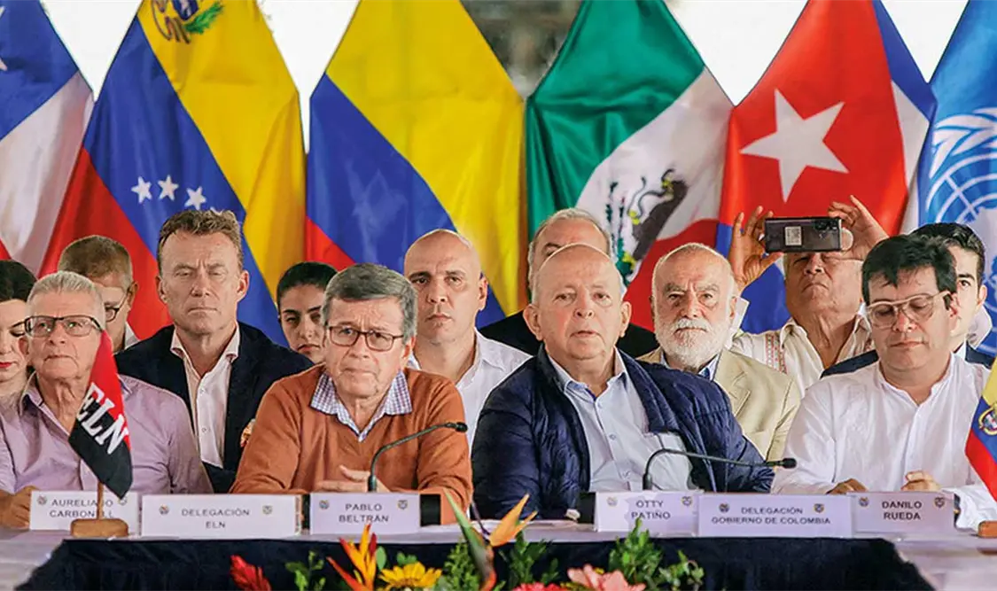 México, junto con Venezuela, Chile, Noruega y Brasil, son garantes de los diálogos de paz. Cortesía
