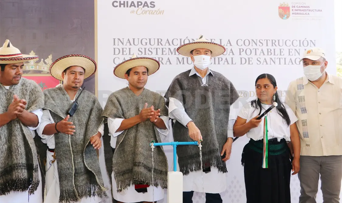 Inauguran construcción del Sistema de Agua Potable