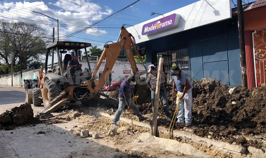 Desarrollan obras en varios puntos de la capital