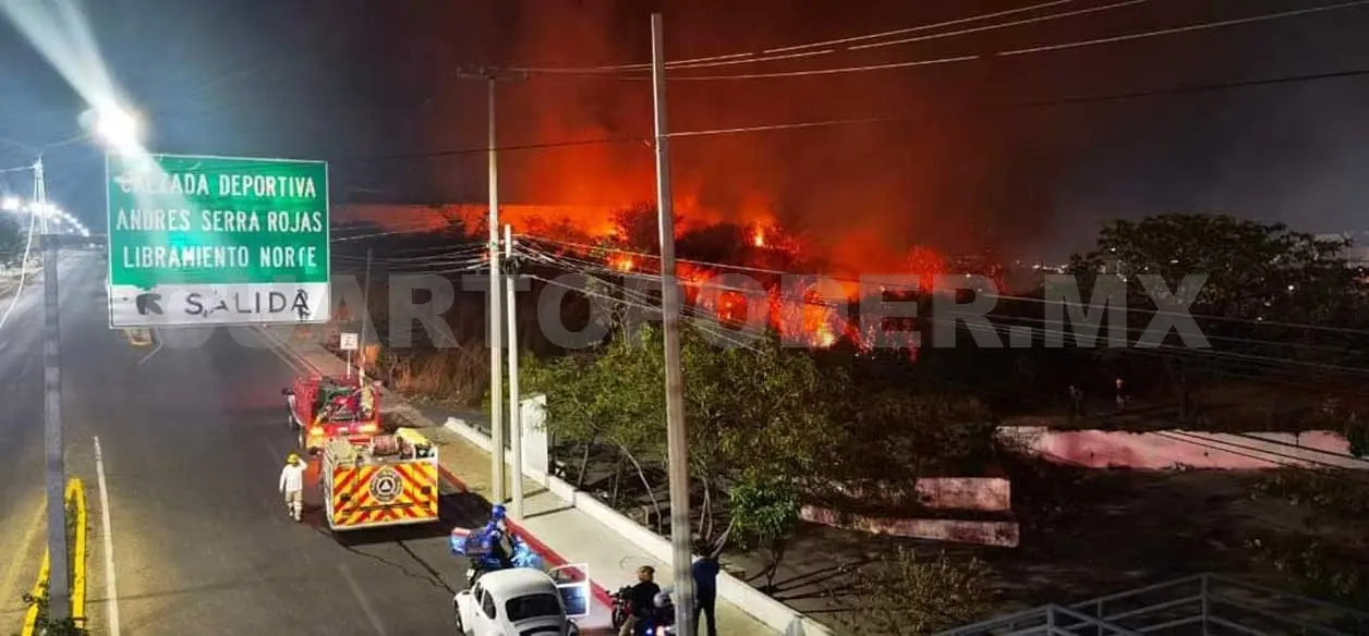 Incrementan incendios en la capital chiapaneca