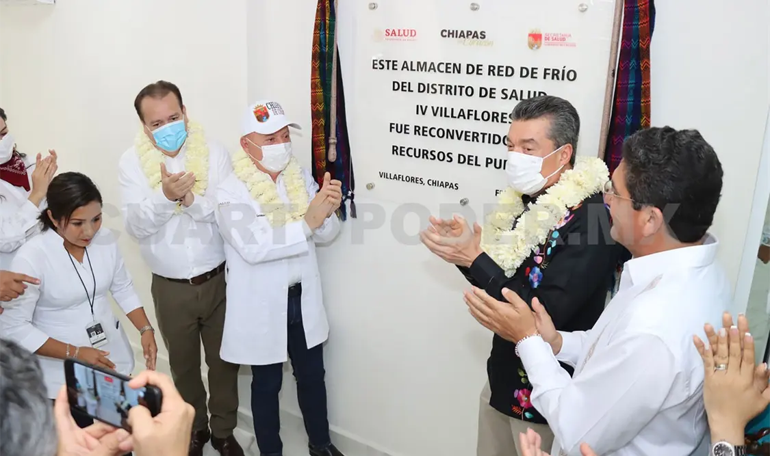 Inaugura REC Almacén de Red de Frío en Villaflores