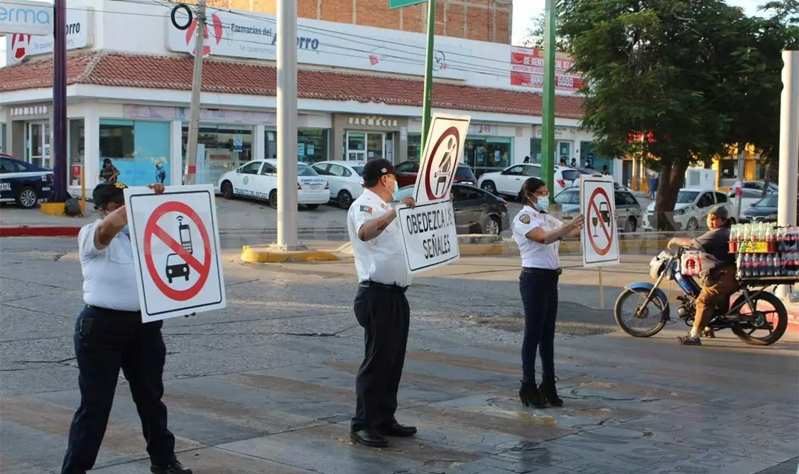 Realizan campaña para prevenir accidentes de tránsito