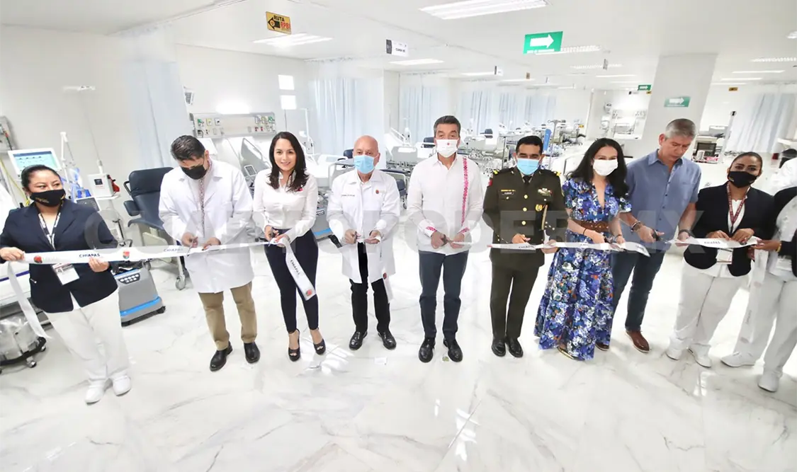 Escandón inaugura áreas en hospital Pascacio Gamboa