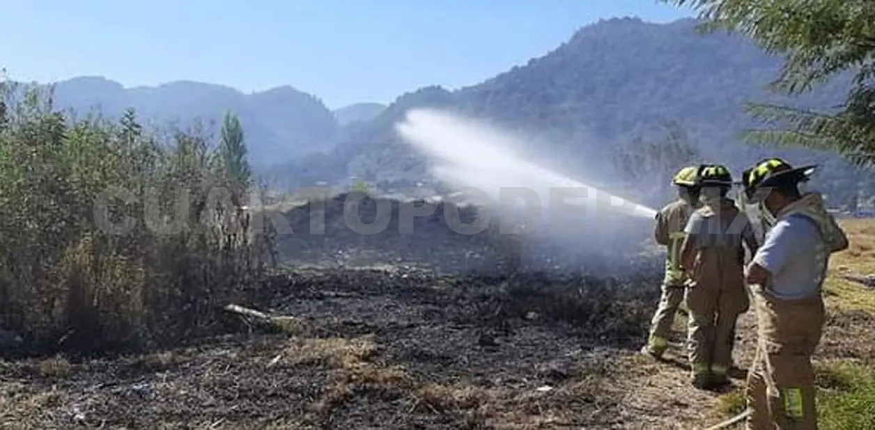 Grupos de auxilio sofocan incendio