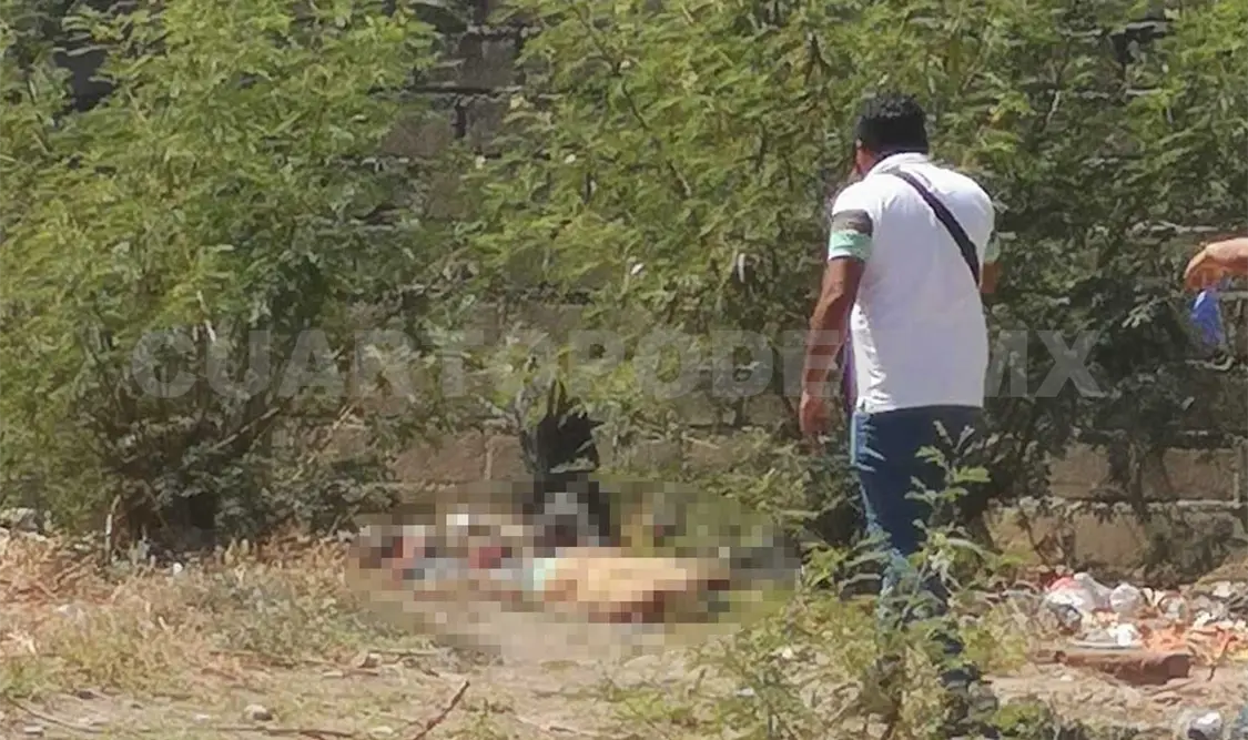 Hallan a hombre sin vida en predio baldío