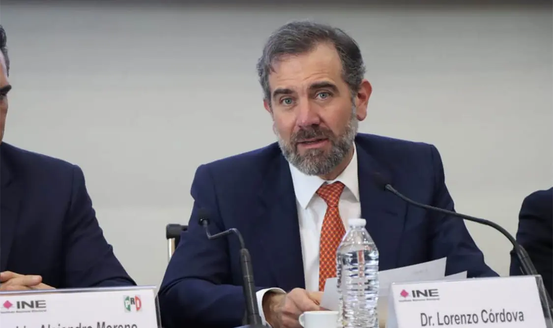 El consejero presidente del INE, Lorenzo Córdova, adelantó que se presentarán todos los recursos disponibles para frenar el Plan B. Cortesía