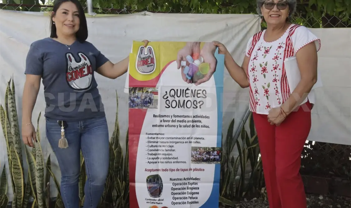 Operación Conejo invita a donación de tapitas