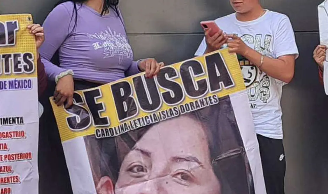 Carolina desapareció en la CDMX y su cuerpo fue localizado en Morelos. Cortesía