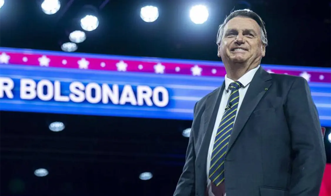 La intervención de Bolsonaro fue una de las más esperadas de este encuentro. Cortesía