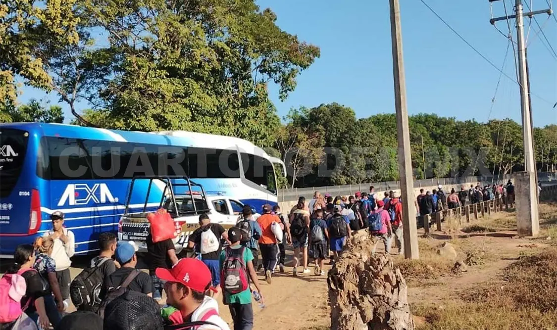 Los migrantes reiteraron que su objetivo no es quedarse en México, sino cruzar a los Estados Unidos y/o Canadá. V. Sánchez - R. García / CP