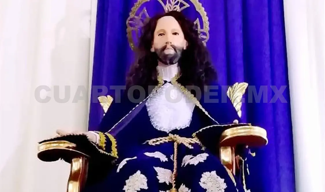 Celebran restauración de imagen religiosa