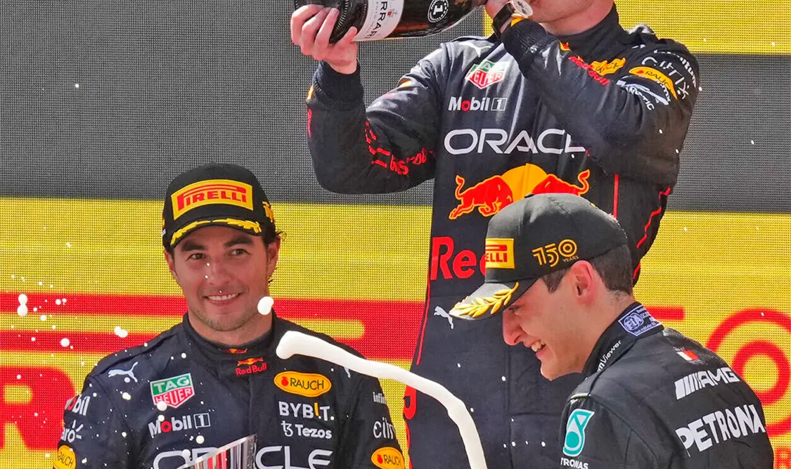 Pérez sube al podio en el GP de Bahréin