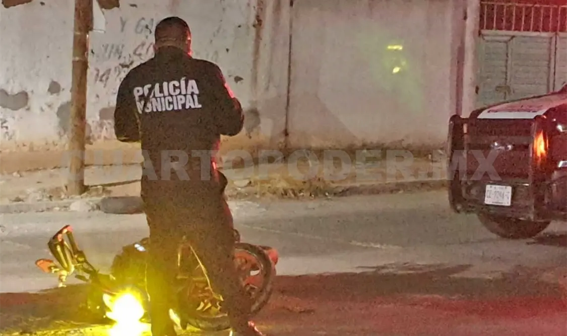 La persona se desplazaba en su “caballo de acero” aparentemente en estado inconveniente al momento de derrapar. Ulises López / CP