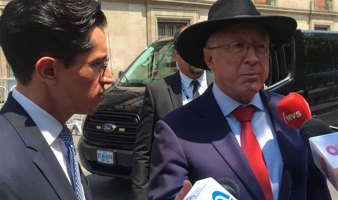 La reunión con legisladores estadounidenses la encabezó el presidente Andrés Manuel López Obrador en Palacio Nacional. El Universal
