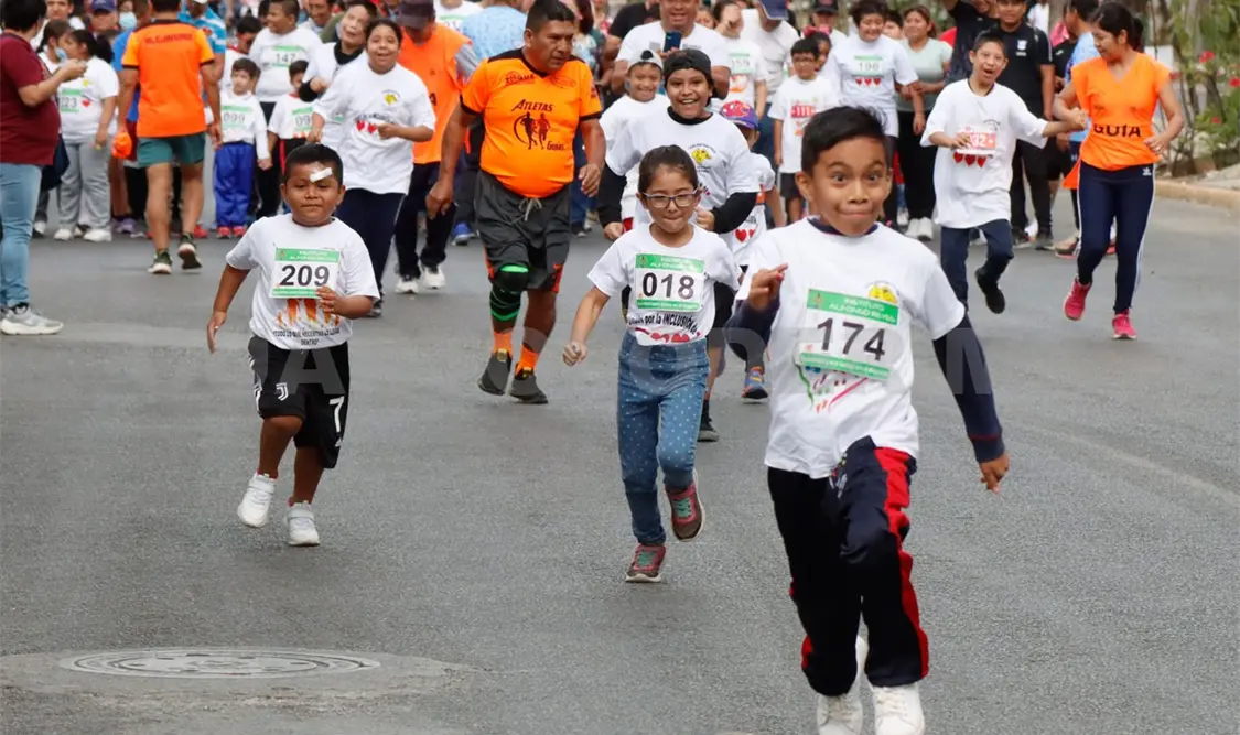 Corren por la inclusión en Tuxtla Gutiérrez