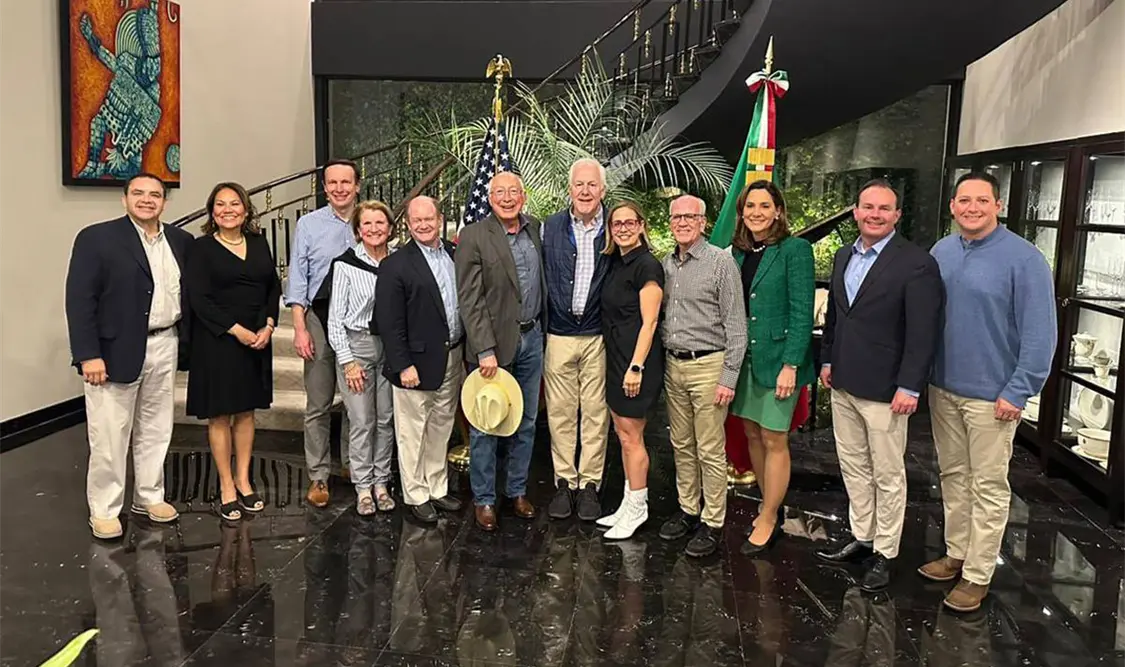 Visita de legisladores de EUA a México fue exitosa