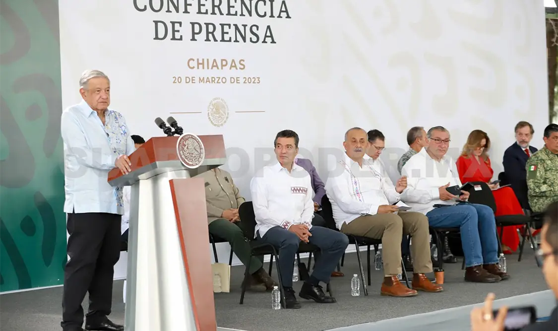 AMLO: casi todo Chiapas recibe apoyo federal