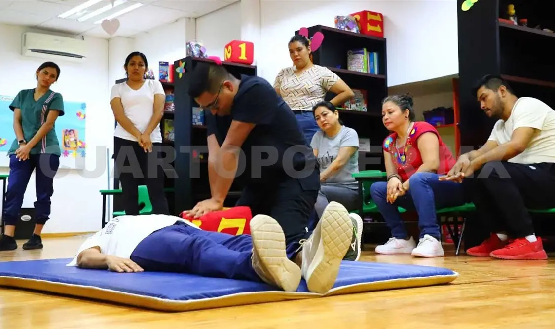 Impulsan Taller de Primeros Auxilios para el personal