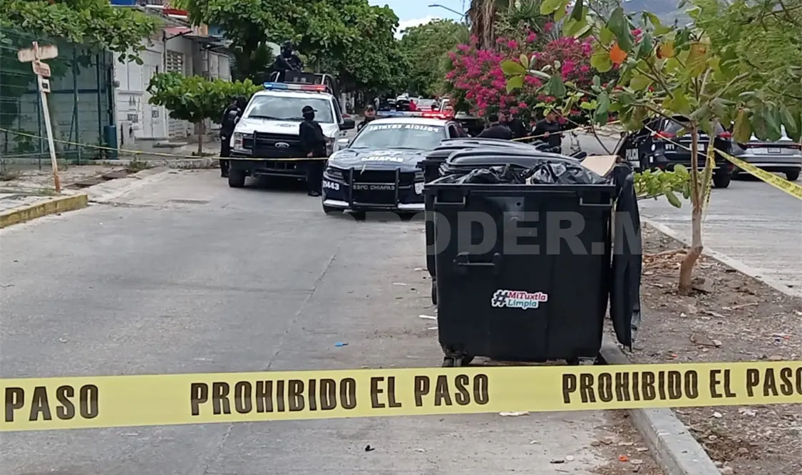Hallan feto en el interior de un contenedor de basura