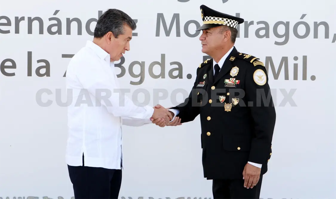 Atestigua protesta del nuevo coordinador de la GN